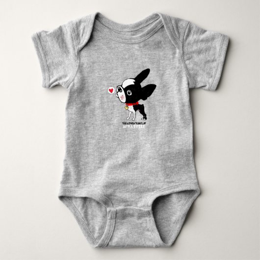 Boston doodsliefde jumper Mirabelle Romper (Voorkant)