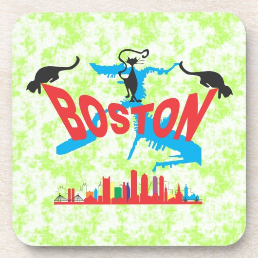 Boston Drankjes Onderzetter (Voorkant)