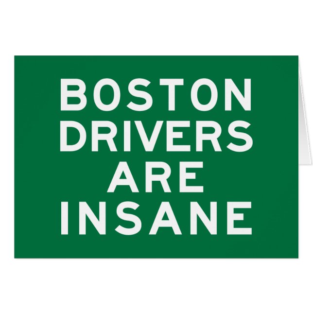 Boston Drivers zijn gek (Voorkant Horizontaal)