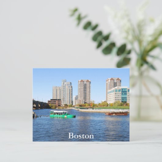 Boston Duck Tours Briefkaart (Staand voorkant)