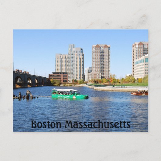 Boston Duck Tours Briefkaart (Voorkant)