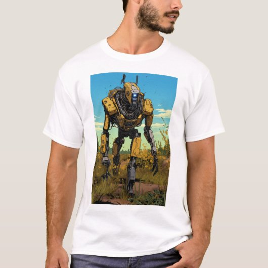 Boston Dynamics Robot in Hot Prairie Volledig .PNG T-shirt (Voorkant)