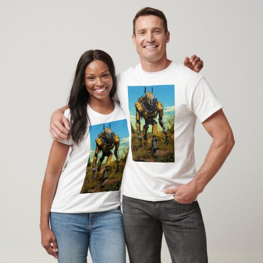 Boston Dynamics Robot in Hot Prairie Volledig .PNG T-shirt (Unisex)