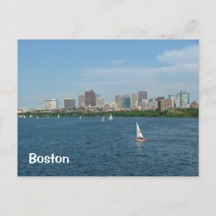 Boston en de Charles Briefkaart