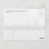 Boston en de Charles op een zomermiddag Briefkaart (Achterkant)