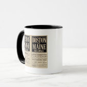 Boston en Maine Railroad Mok (Voorkant links)