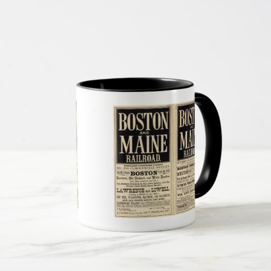 Boston en Maine Railroad Mok (Voorkant rechts)