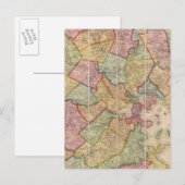 Boston en omgeving briefkaart (Voorkant / Achterkant)