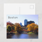 Boston Feestdagenkaart (Voorkant / Achterkant)