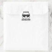 Boston Final Boss Cool Face Emoji Sticker (Tas)