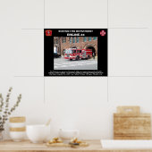 Boston Fire Dept. Engine-33 Poster (Keuken)