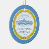 Boston Flag Keramisch Ornament (Rechts)