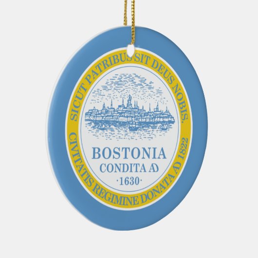Boston Flag Keramisch Ornament (Rechts)