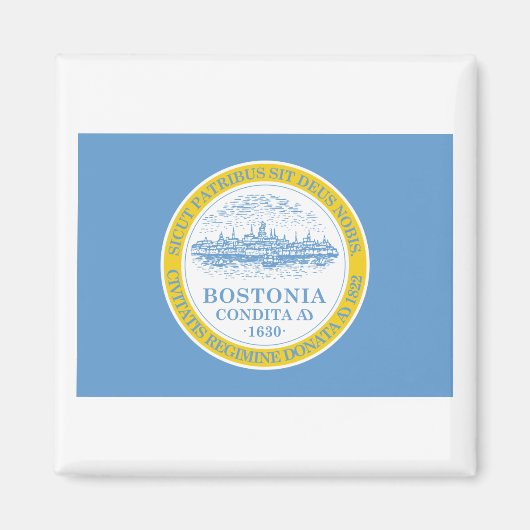 Boston Flag Magneet (Voorkant)