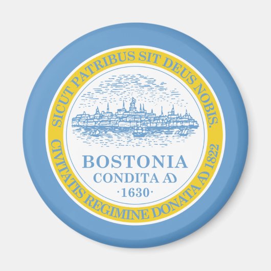 Boston Flag Magneet (Voorkant)