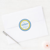 Boston Flag Ronde Sticker (Envelop)