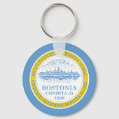 Boston Flag Sleutelhanger (Voorkant)