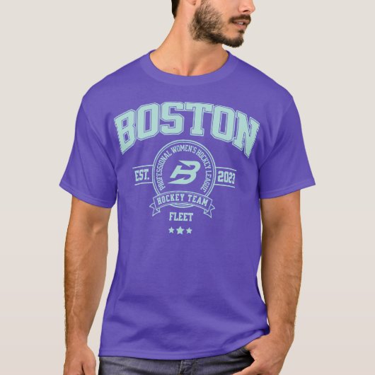 Boston Fleet PWHL Hockey Team Design Vrouwen sport T-shirt (Voorkant)