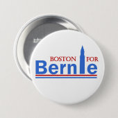 Boston for Bernie Ronde Button 7,6 Cm (Voorkant /achterkant)