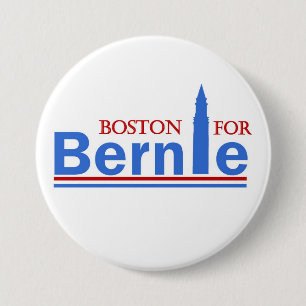 Boston for Bernie Ronde Button 7,6 Cm