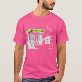 Boston Garden Old School T-Shirt - Boston, MA Here