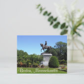 Boston Gardens, Boston Massachusetts Post Card Briefkaart (Staand voorkant)