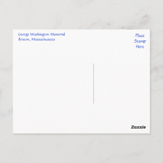 Boston Gardens, Boston Massachusetts Post Card Briefkaart (Achterkant)