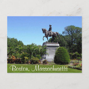 Boston Gardens, Boston Massachusetts Post Card Briefkaart