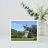 Boston Gardens, Boston Massachusetts Post Card Briefkaart (Staand voorkant)