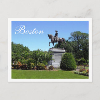 Boston Gardens, Boston Massachusetts Post Card Briefkaart