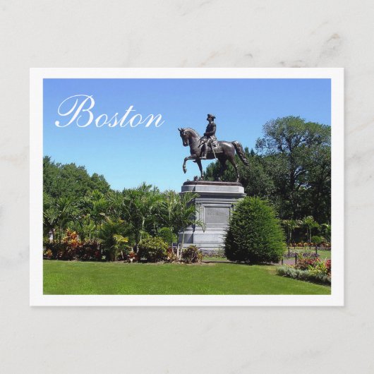 Boston Gardens, Boston Massachusetts Post Card Briefkaart (Voorkant)
