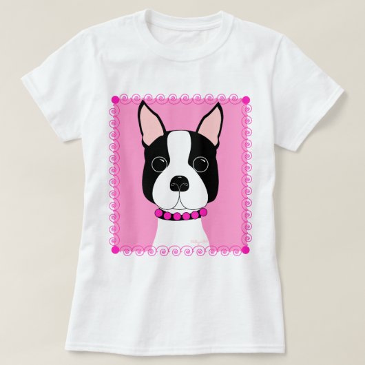Boston Girl T-shirt (Design voorkant)