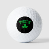 Boston Green Lucky Shamrock Golfballen (Voorkant)