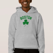 Boston Green Lucky Shamrock Hoodie (Voorkant)