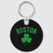 Boston Green Lucky Shamrock Sleutelhanger (Voorkant)