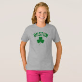 Boston Green Lucky Shamrock T-shirt (Voorkant volledig)