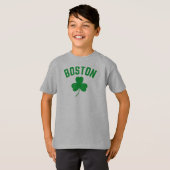 Boston Green Lucky Shamrock T-Shirt (Voorkant volledig)