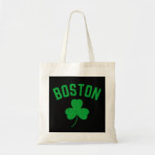 Boston Green Lucky Shamrock Tote Bag (Voorkant)