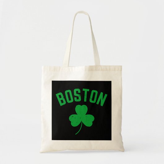 Boston Green Lucky Shamrock Tote Bag (Voorkant)