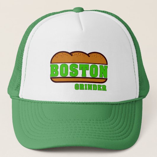 boston grindbroodje trucker pet (Voorkant)