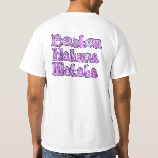 Boston Hakuna Matata T-Shirt (Achterkant)