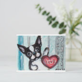 Boston Happy Heart Briefkaart (Staand voorkant)