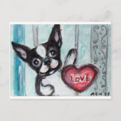 Boston Happy Heart Briefkaart (Voorkant)
