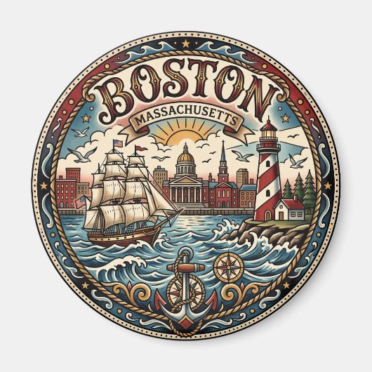 Boston Harbor Magneet (Voorkant)