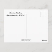 Boston Harbor Massachusetts Briefkaart (Achterkant)