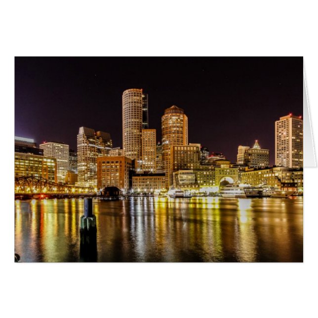 Boston Harbour (Voorkant Horizontaal)