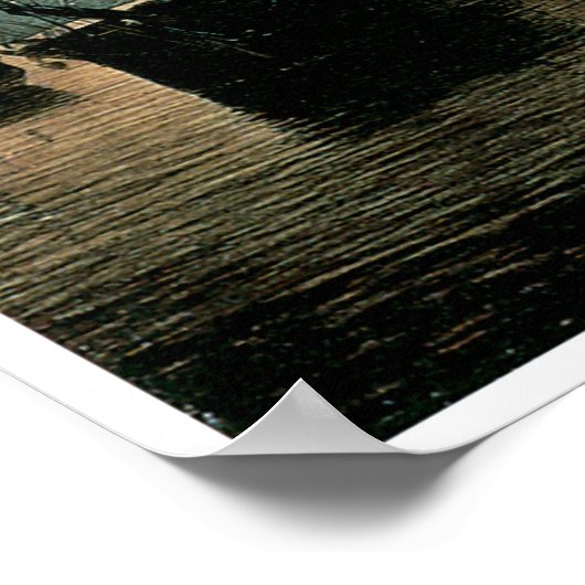 Boston Harbour, 1850-55 Poster (Hoek)