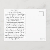 Boston Harbour 1850 Briefkaart (Achterkant)