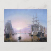 Boston Harbour 1850 Briefkaart (Voorkant)
