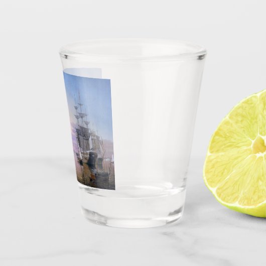 Boston Harbour 1850 Shot Glas (Rechts)